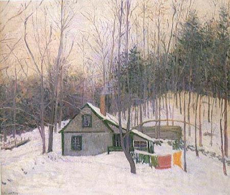 Lilla Cabot Perry A Snowy Monday Germany oil painting art